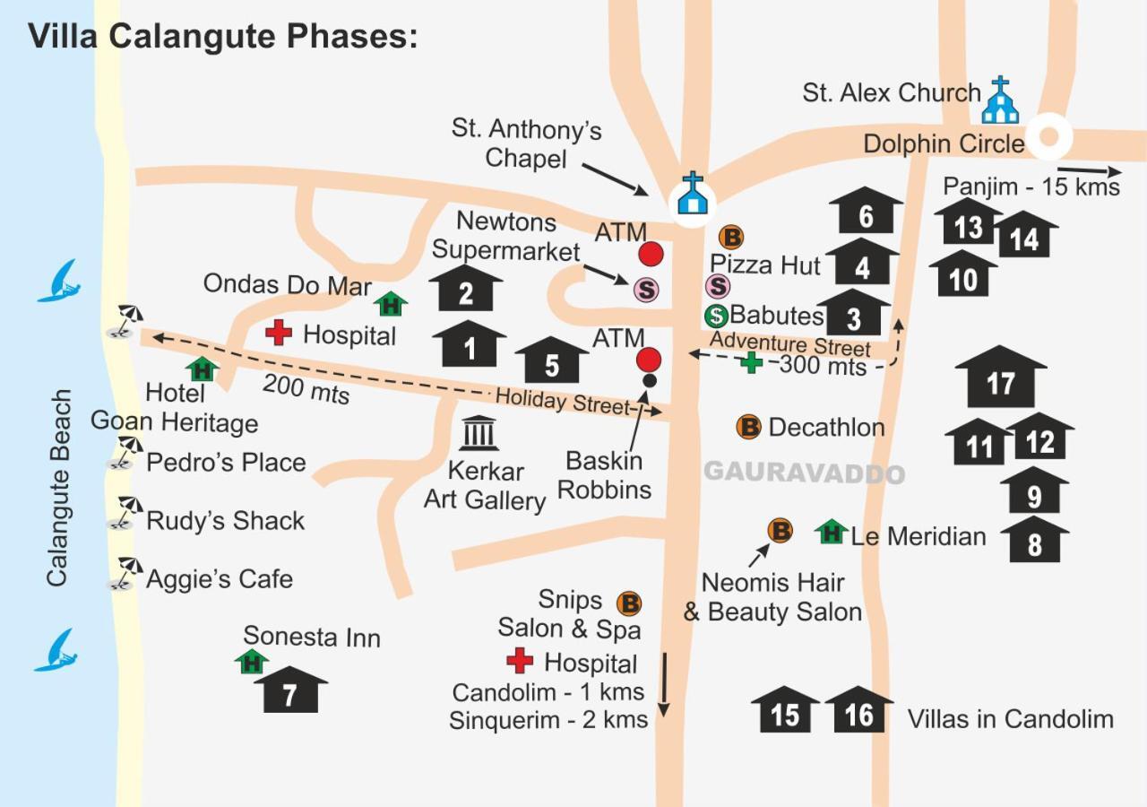 Villa Calangute Phase 2 Luaran gambar